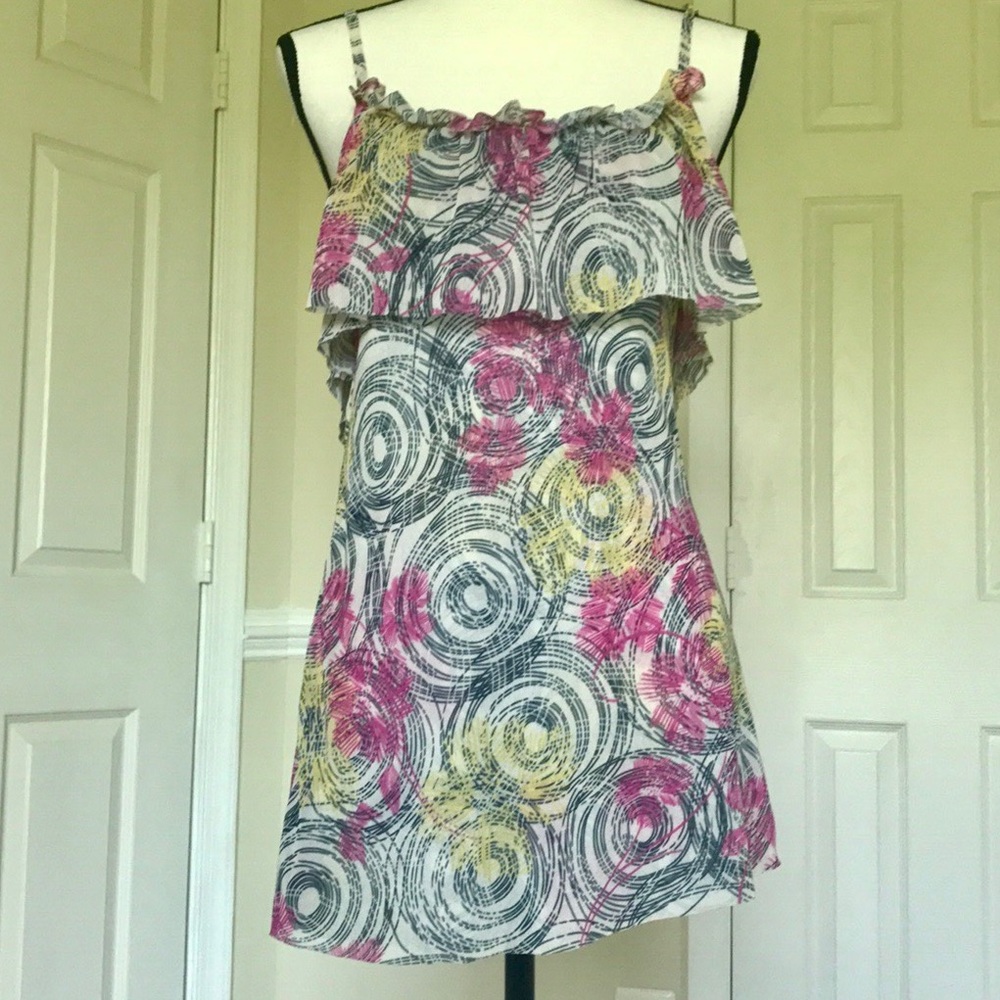 SWEET PEA BY STACY FRATI LAYERED TANK TOP